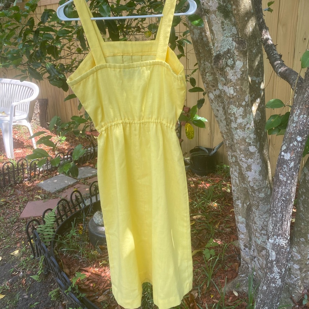 ❗️Vintage❗️60s Yellow Sundress - Picture 5 of 6